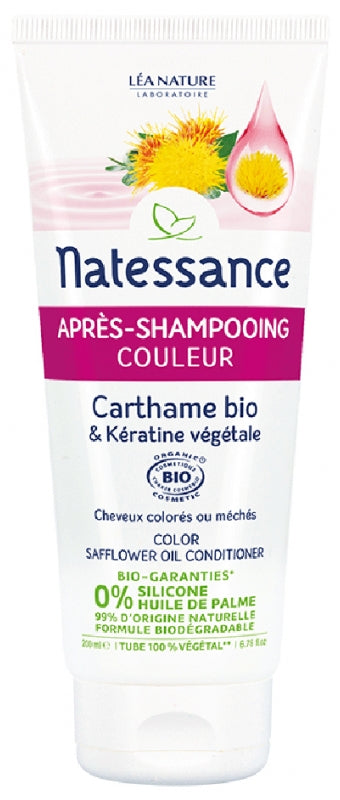 NATESSANCE - Color Organic Safflower Oil & Vegetable Keratin Conditioner - Nourish Your Hair Naturally 🌿✨