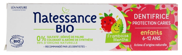 NATESSANCE - Decays Protection Toothpaste for Children 6-12 Years - Organic & Delicious Taste! 🦷🌱✨