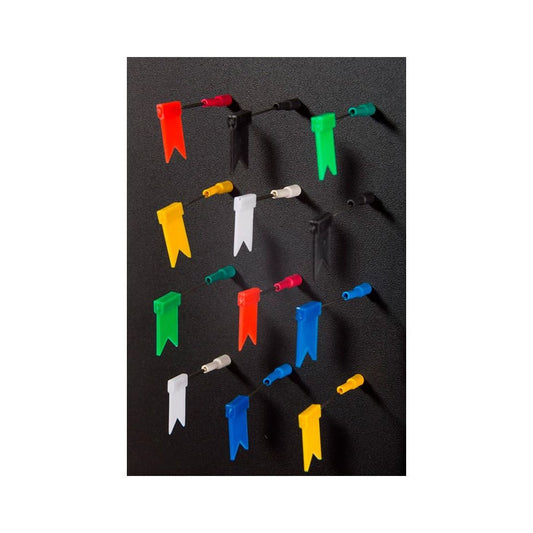 Neodym Organisations - Fähnchenmagnete (6er Set, bunt) - Magnetische Produkte - Speedjust Schweiz