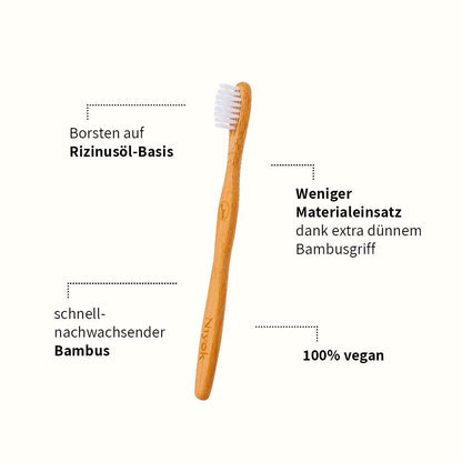 Niyok Bambus Zahnbürste - Meeresschutz