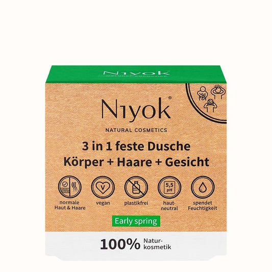 feste Dusche 3in1, Körper, Haare, Gesicht, Earyl spring