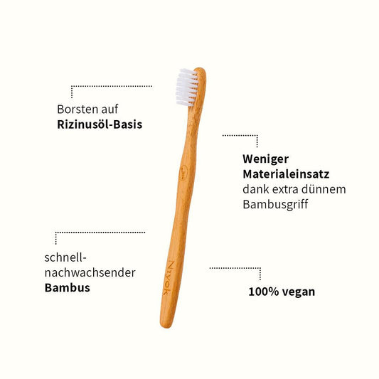 Kinder Bambus Zahnbürste - Kinder in Not