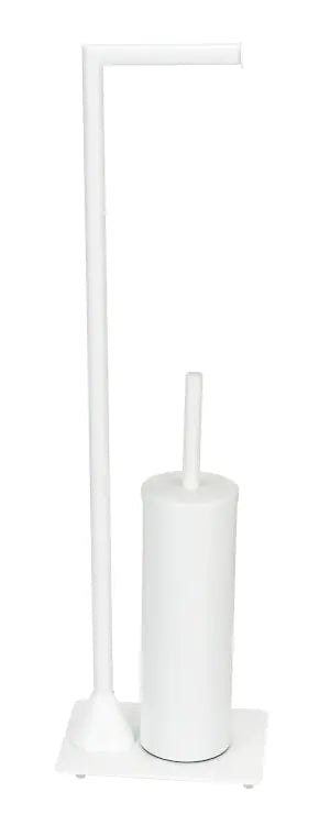 Wenko - Hella Toilet Brush & Paper Holder - Elegant White Matte Finish 🚽✨