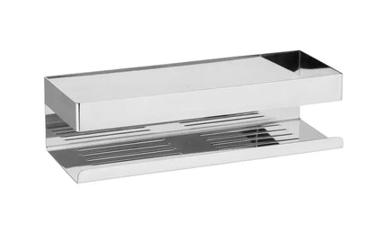 Wenko - Turbo-Loc Wall Shelf Genova - Premium Stainless Shine ✨