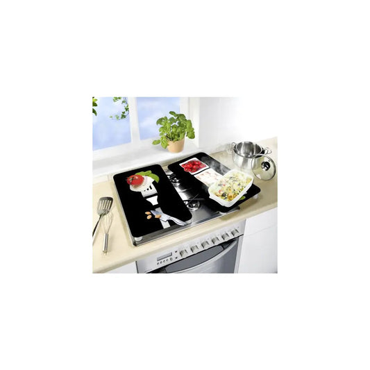 Wenko - Glass Cover Plates Un. Caprese 2pcs - Elegant Style for Your Home! ✨🏠