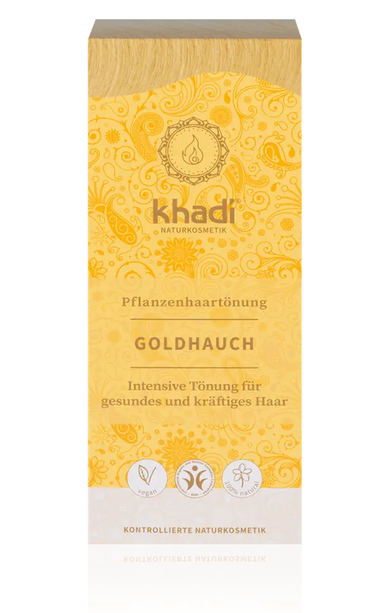 Khadi - Goldhauch Herbal Hair Color - Shine with Gold ✨🌿