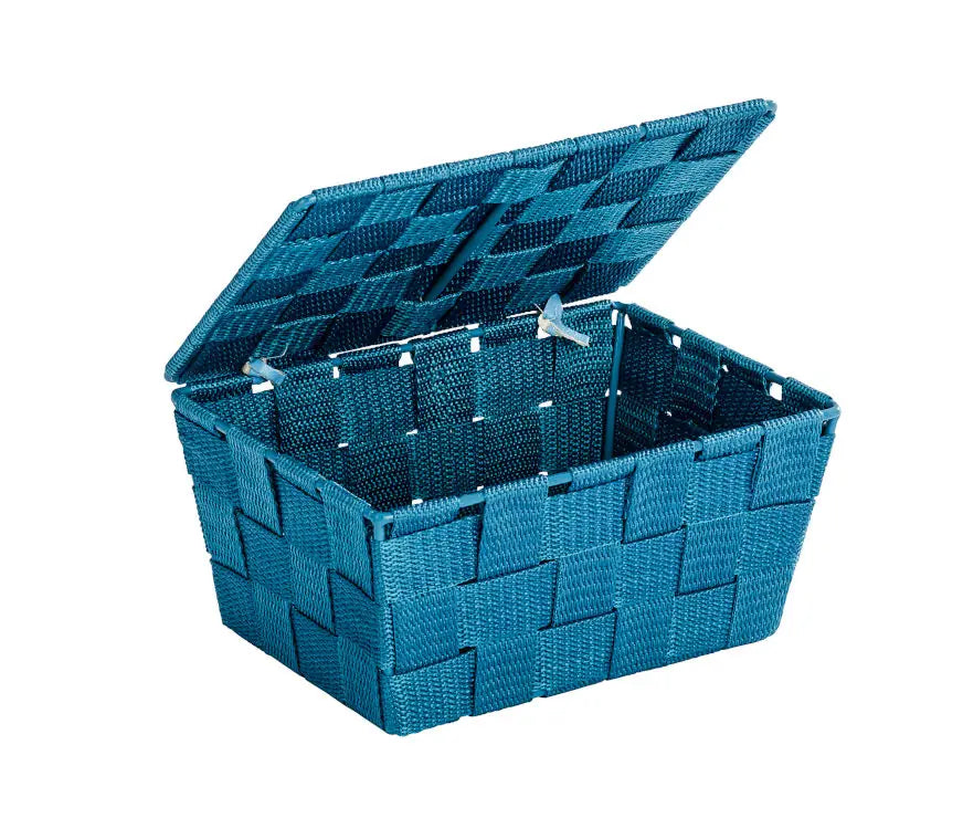 Wenko - Adria Storage Basket with Lid - Elegant Space Saver! 🧺✨