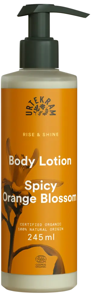 URTEKRAM - Rise & Shine Spicy Orange Blossom Body Lotion - Instant Hydration 🌿🍊