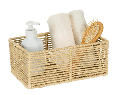 Wenko - Meria S Beige Basket - Chic Bathroom Storage 🛁🧺