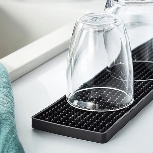 Wenko - Slim Draining Mat Black - Elevate Your Kitchen Style! 🖤✨
