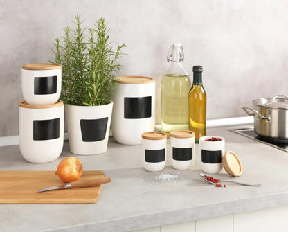 Wenko - Spice Jar Waia 0.1L - Airtight Bamboo Lid 🌿