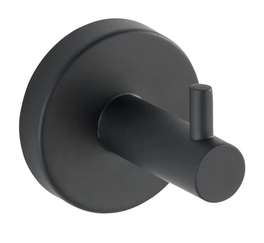 Wenko - Wall Hook Uno Bosio - Sleek Matte Black 🌟🖤