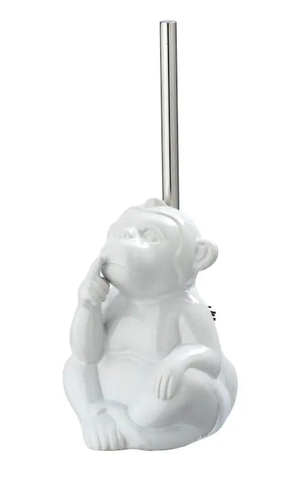 Wenko - Monkey Quiet Toilet Brush Holder - Fun and Functional 🐒✨