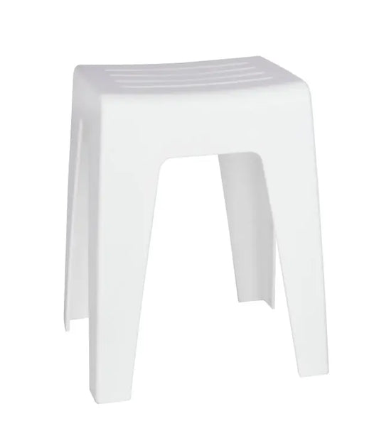 Wenko - Kumba Bath Stool White - Modern Design and Stable Quality ✨🛁