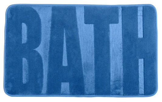 Wenko - Memory Foam Bath Mat - Elevate Comfort in Fjord Blue 🛁💙