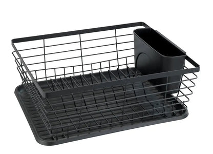 Wenko - Drip Black Dish Rack - Sleek & Efficient! 🖤✨