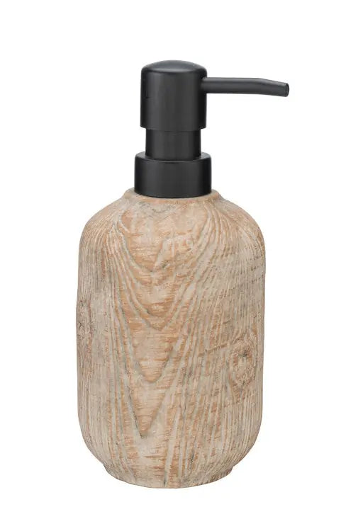 Wenko - Wood-Pattern Soap Dispenser - Elevate Your Space! 🛁✨