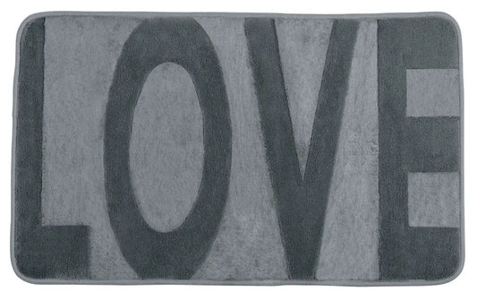 Wenko - Memory Foam Bath Mat 50x80 - Ultimate Comfort Love Mouse Grey 🛁✨