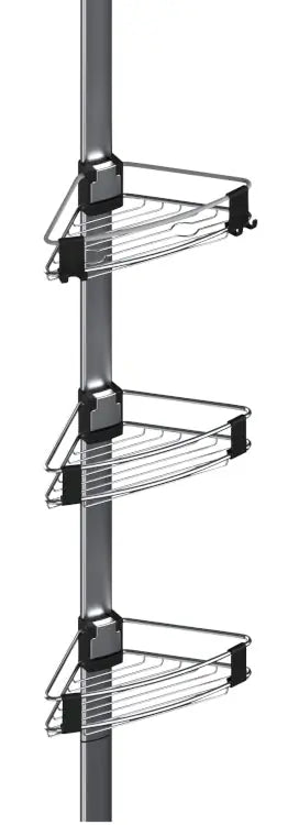 Wenko - Telescopic Shower Corner Shelf - Ultimate Bathroom Organizer 🚿