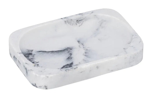 Wenko - Marble Look Soap Dish - Stylish and Versatile! 🛁✨