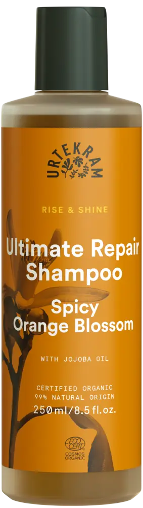 URTEKRAM - Ultimate Repair Shampoo Spicy Orange Blossom with Jojoba Oil - Energize Your Hair ✨🍊