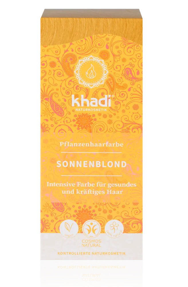 Khadi - Plant-Based Hair Color in Sunny Blonde - Radiant Shine 🌞✨