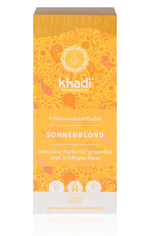Khadi - Plant-Based Hair Color in Sunny Blonde - Radiant Shine 🌞✨