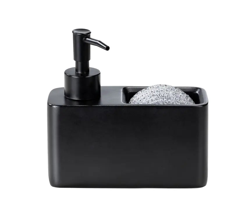 Wenko - Resa Black Dispenser Set - Stylish & Practical! 🧼✨