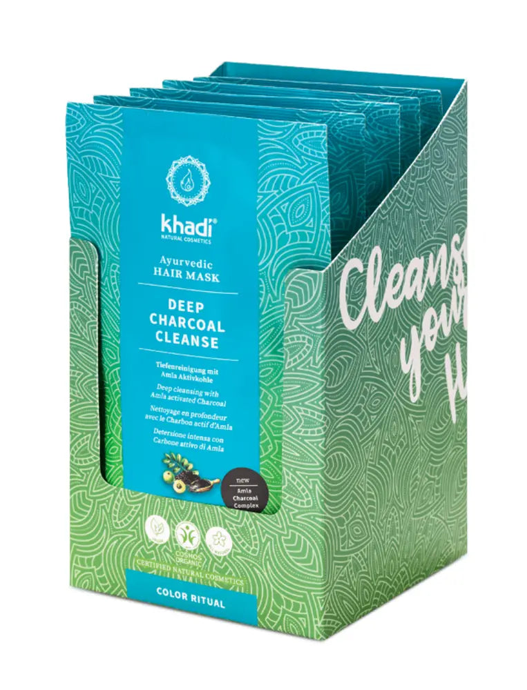 Khadi - Deep Charcoal Cleanse Hair Mask - Detox Your Hair 🌿✨