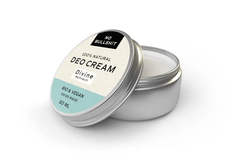 No Bullshit - Deo Cream Divine - 100% Natural Freshness 🌿✨