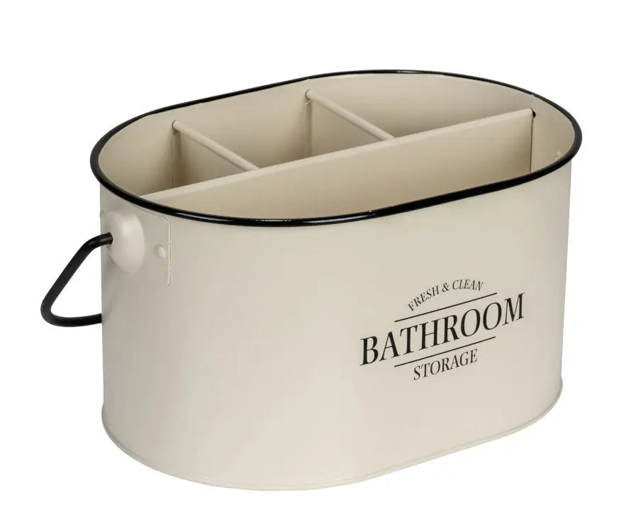 Wenko - Oval Bathroom Storage Box with Handle - Stylish & Practical 🛁✨