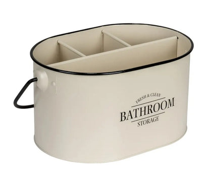 Wenko - Oval Bathroom Storage Box with Handle - Stylish & Practical 🛁✨