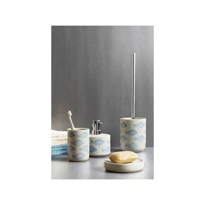 Wenko - Oceanic Ceramic Soap Dispenser - Elevate Your Decor! 🌊🐟✨