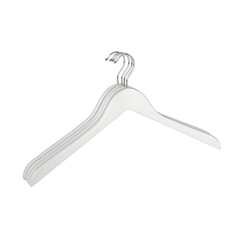 Wenko - Hanger Blanca Set of 4 White - Stylish & Space-Saving Solutions! 🌟👕