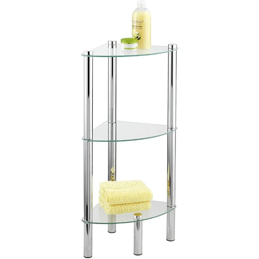 Wenko - Household/Bathroom Shelf Yago 3 Levels, Chrome - Stylish Storage Solutions! 🛁✨