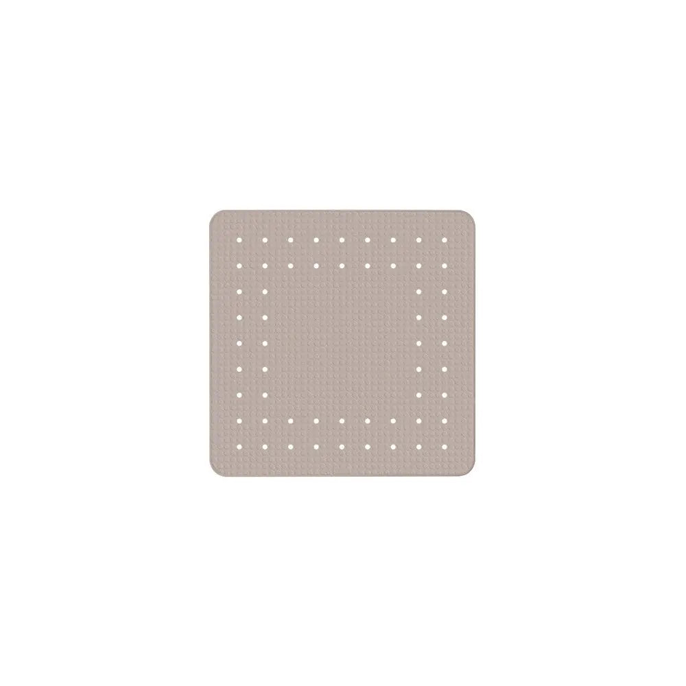 Wenko - Shower Mat Mirasol Taupe Rubber - Slip-Resistant Comfort for Your Bathroom 🌊✨