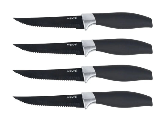 Wenko - Steak Knives Otis Set of 4 - Effortless Cutting 🍴✨