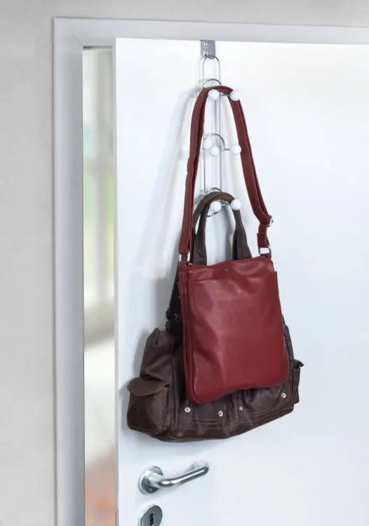 Wenko - Triana White Bag Organizer - Space-Saving Solution 🌟