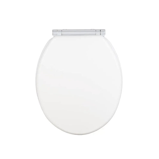 Wenko - WC Seat Morra White Glossy MDF - Transform Your Bathroom with Style! 🚽✨