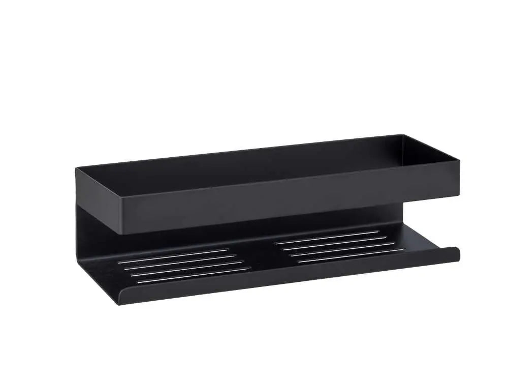 Wenko - Turbo-Loc Wall Shelf Genova - Modern & Tool-Free Mounting 🛠️🖤