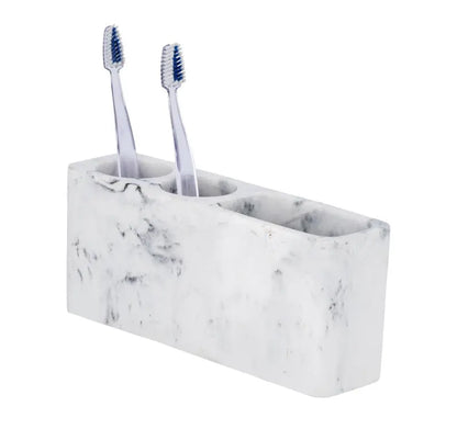 Wenko - Universal Holder Desio - Versatile Marble Look Organizer 🪥✨
