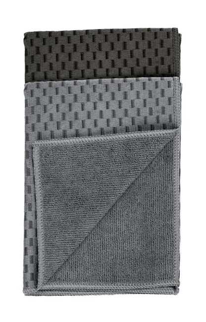 Wenko - Microfiber Dish Towels Miko Black - Efficient Cleaning 🧼✨