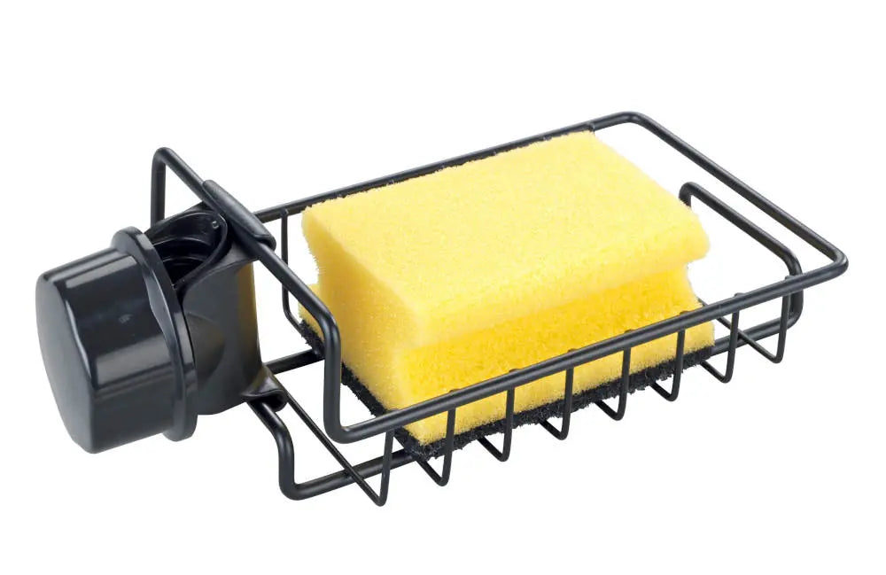 Wenko - Ohio Sink Organizer Black - Space-Saving Solution 🧽