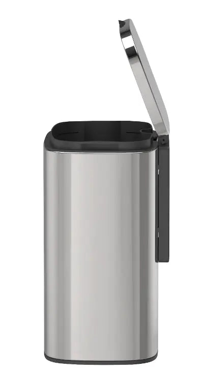 Wenko - Sare Wall Mount Cosmetic Bin 5L - Sleek and Shiny Stainless Steel ✨