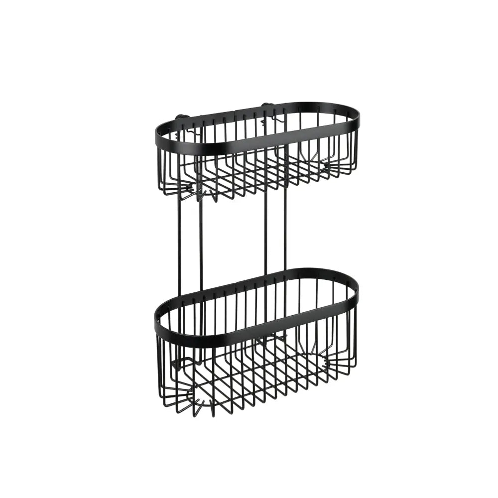 Wenko - Shelf 2 Levels Classic Plus Black - Stylish & Functional Storage Solution 🖤📚