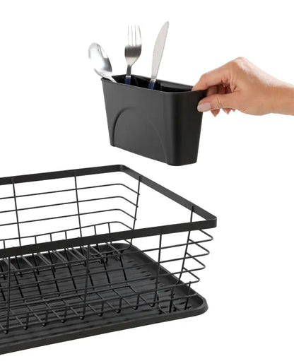 Wenko - Drip Black Dish Rack - Sleek & Efficient! 🖤✨