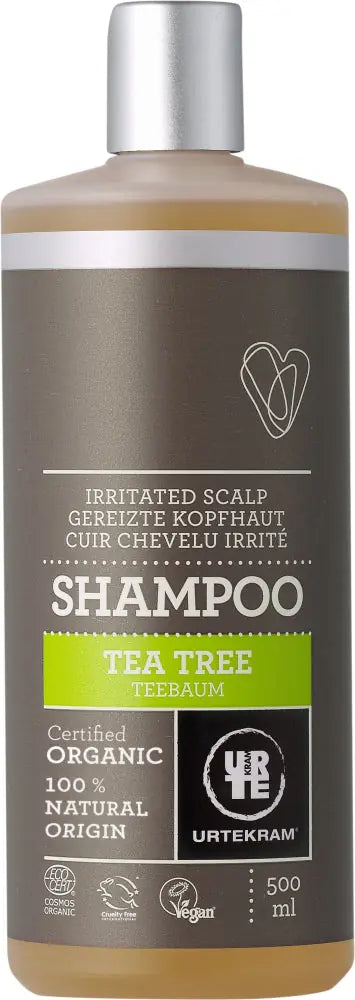 URTEKRAM - Tea Tree Shampoo - Soothing Organic Care 🌿✨
