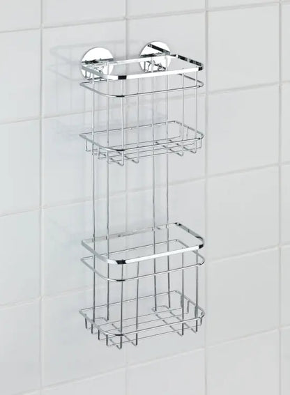 Wenko - Turbo-Loc Wall Shelf - Easy Install Stainless Steel 🛠️✨