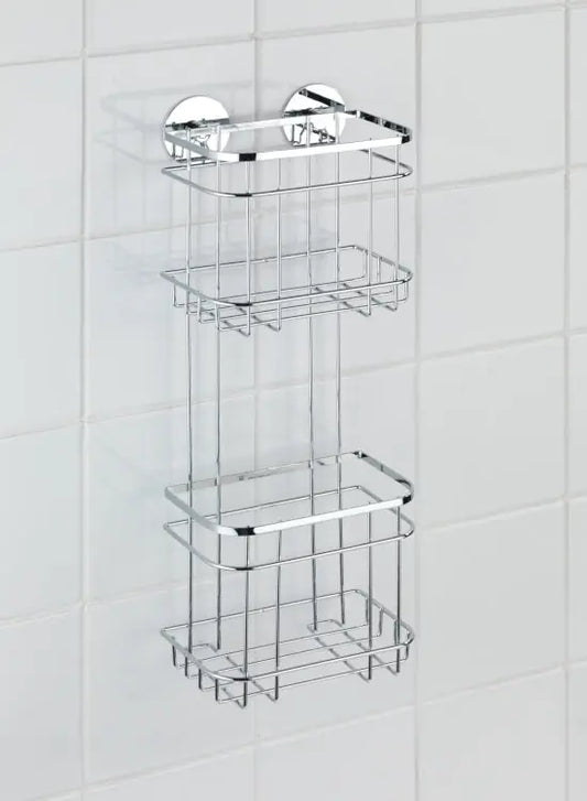 Wenko - Turbo-Loc Wall Shelf - Easy Install Stainless Steel 🛠️✨
