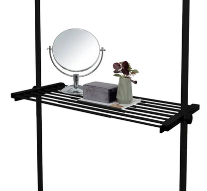 Wenko - HERKULES Adjustable Shelf - Black Expandable Solution 🖤